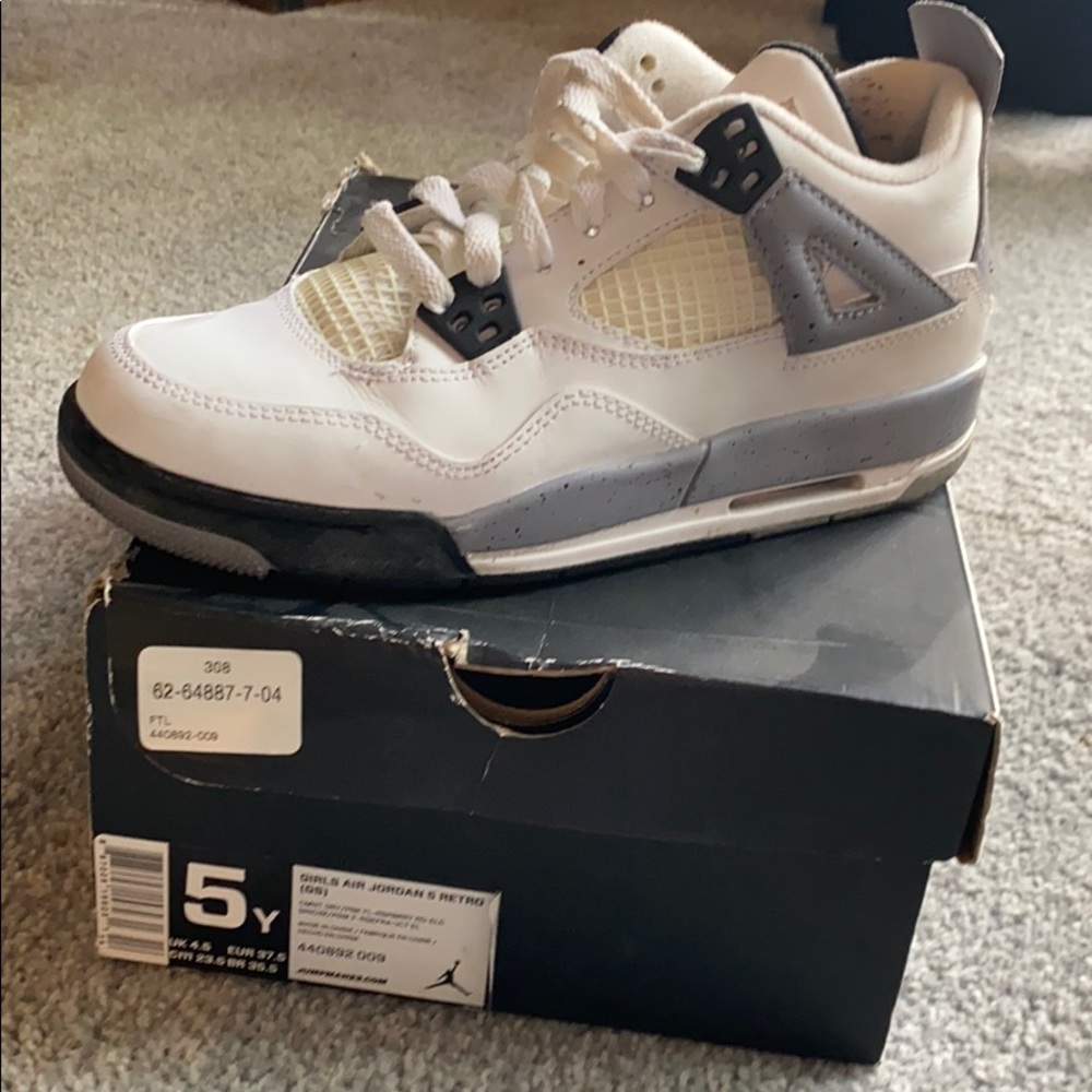 Big Kids Air Jordan 5 Cements